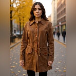 Extenzo Paris Brown Barn Jacket
